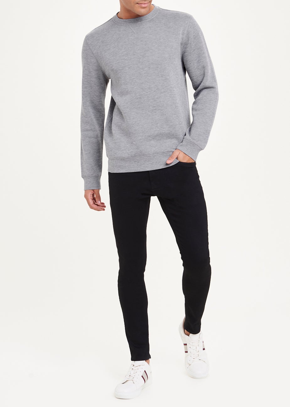 Grey Essential Crew Neck Sweatshirt
