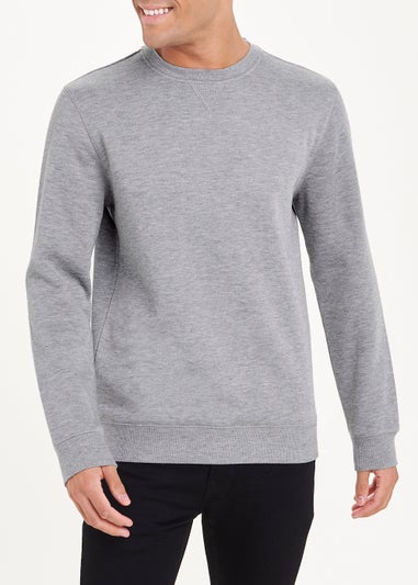 Grey Essential Crew Neck Sweatshirt