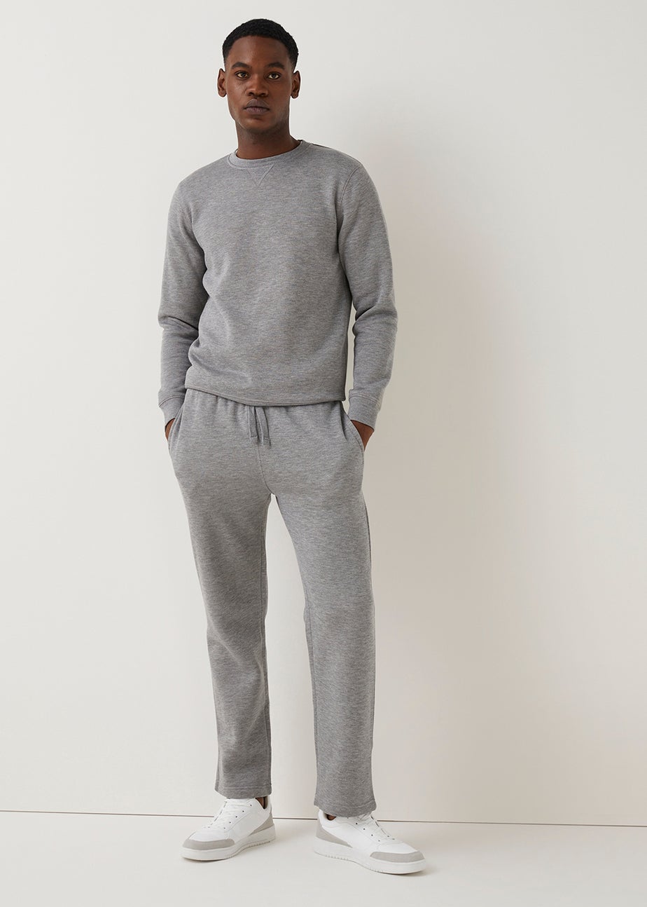 Grey Essential Crew Neck Sweatshirt