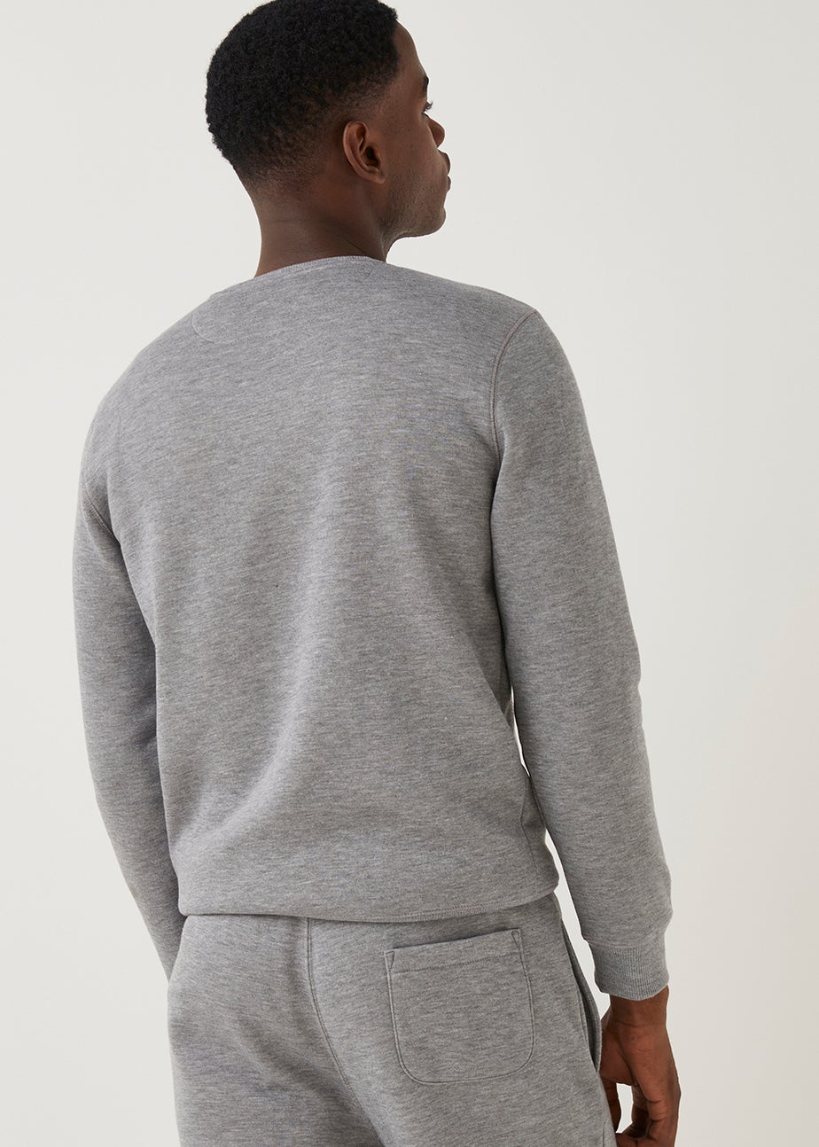 Grey Essential Crew Neck Sweatshirt