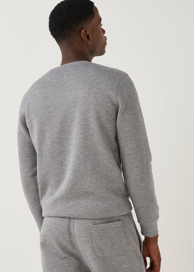 Grey Essential Crew Neck Sweatshirt