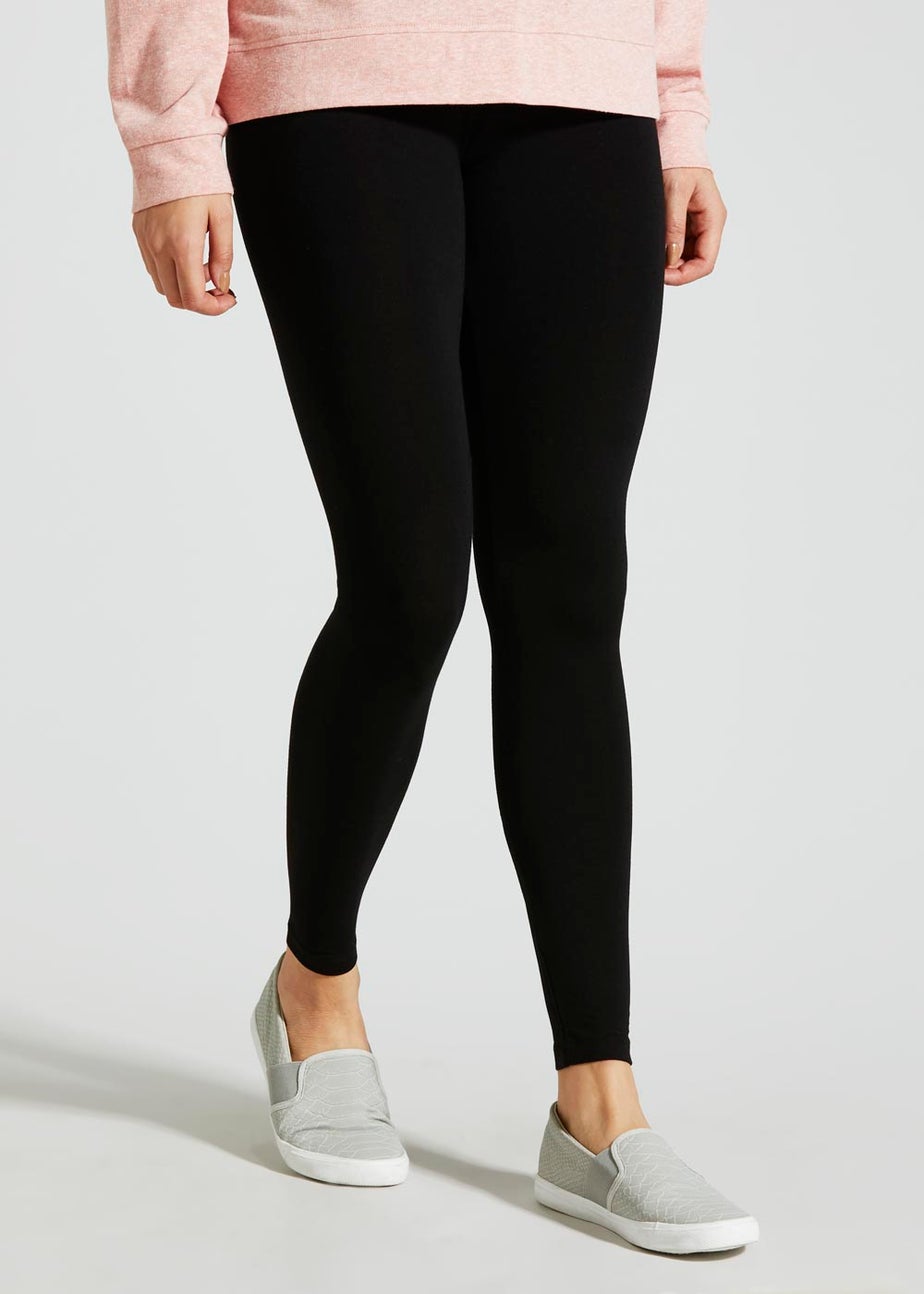 Black Viscose Leggings
