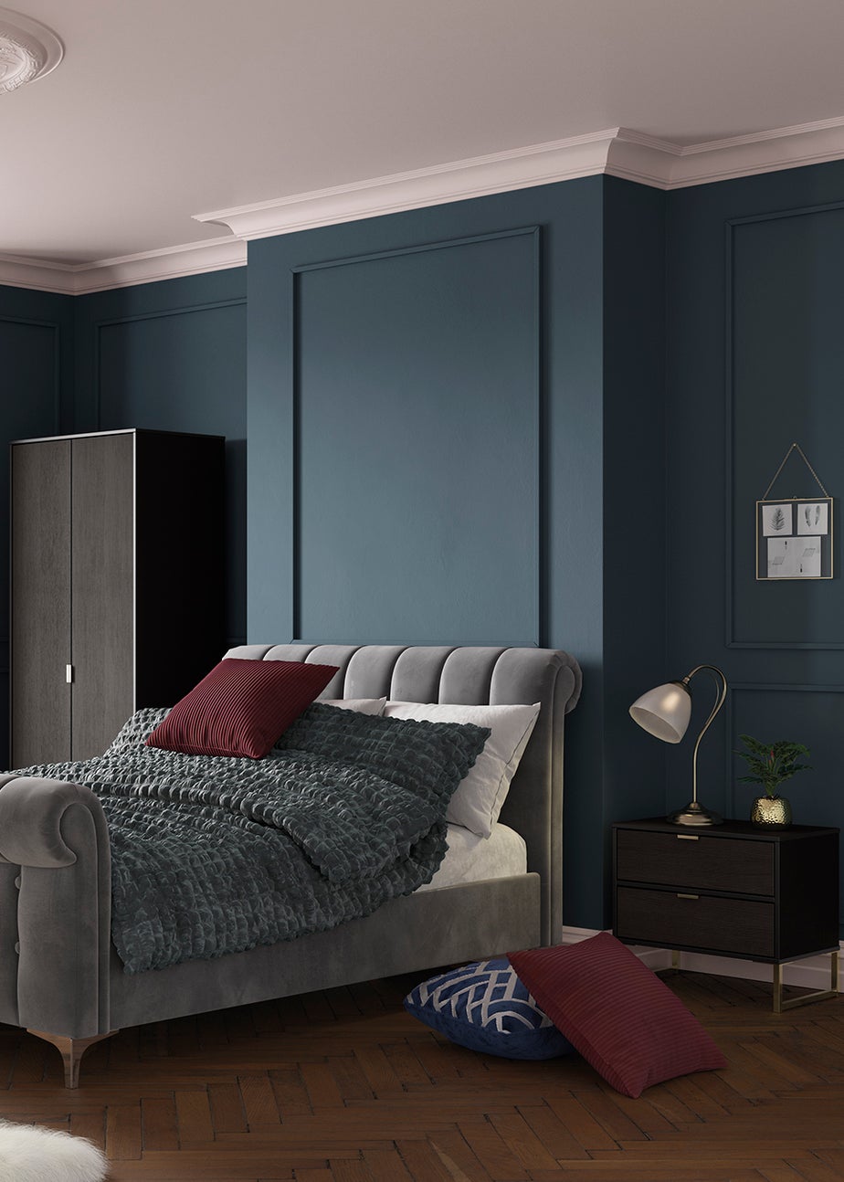 100% Cotton Charcoal Seersucker Duvet Cover