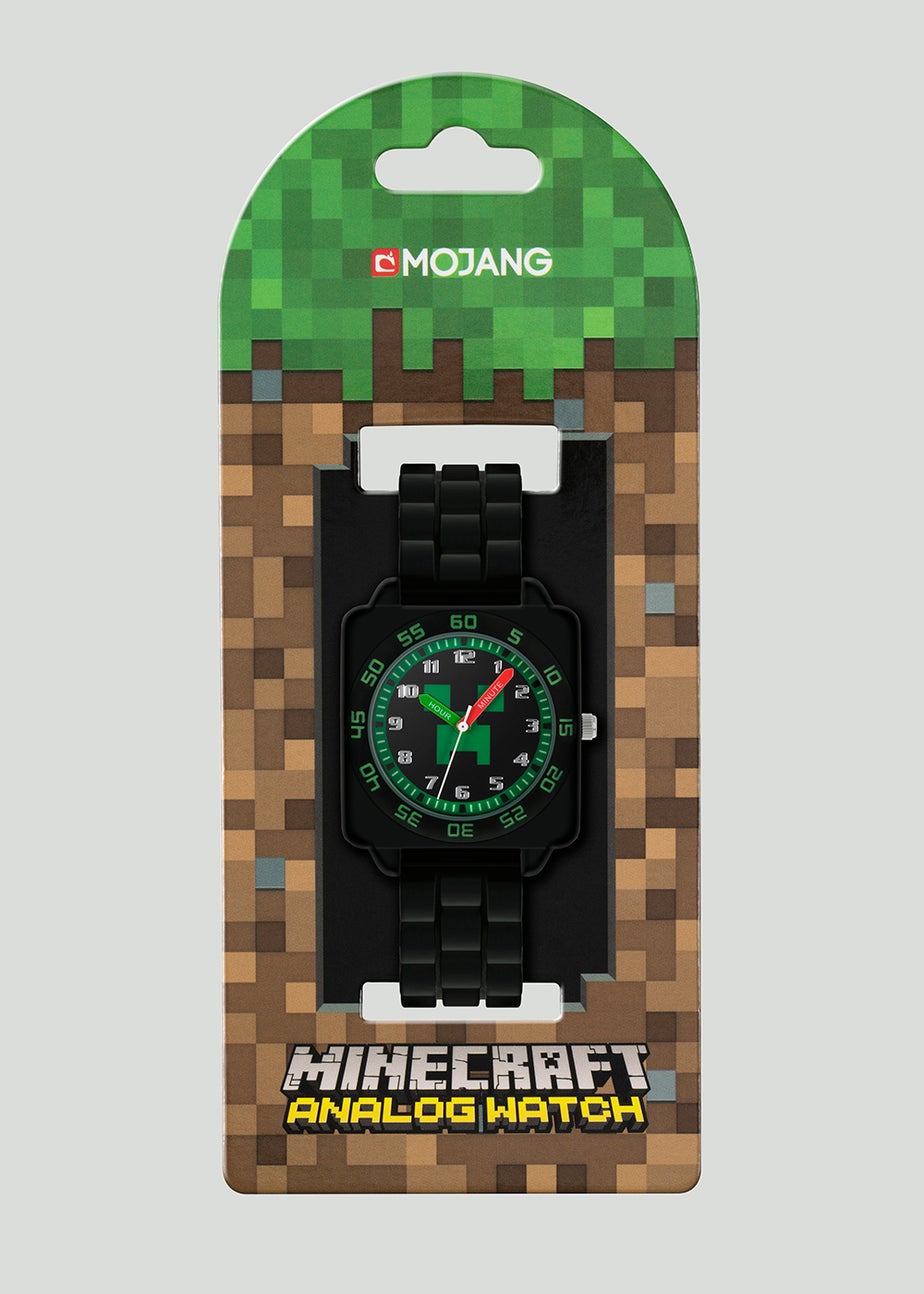 Kids Black Minecraft Watch (One Size)