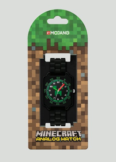 Kids Black Minecraft Watch (One Size)