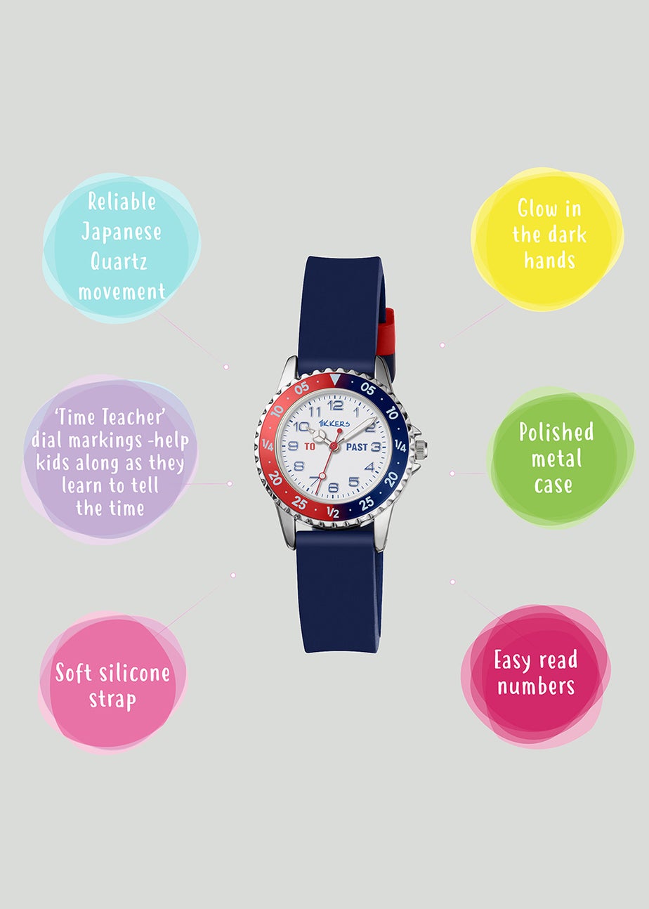 Kids Tikkers Blue Time Teacher Watch (One Size)