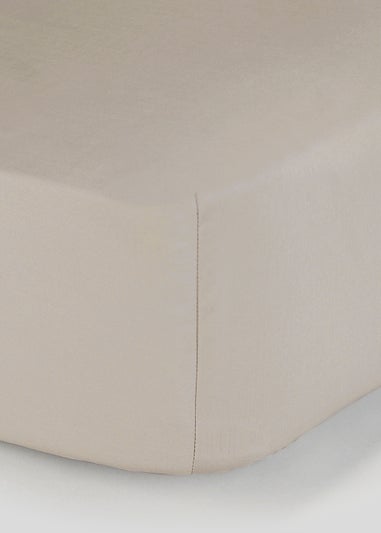 100% Cotton Percale Deep Fitted Bed Sheet (200 Thread Count)