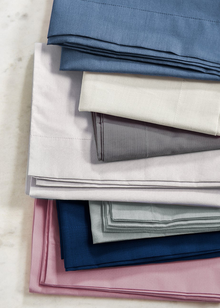 100% Cotton Percale Deep Fitted Bed Sheet (200 Thread Count)