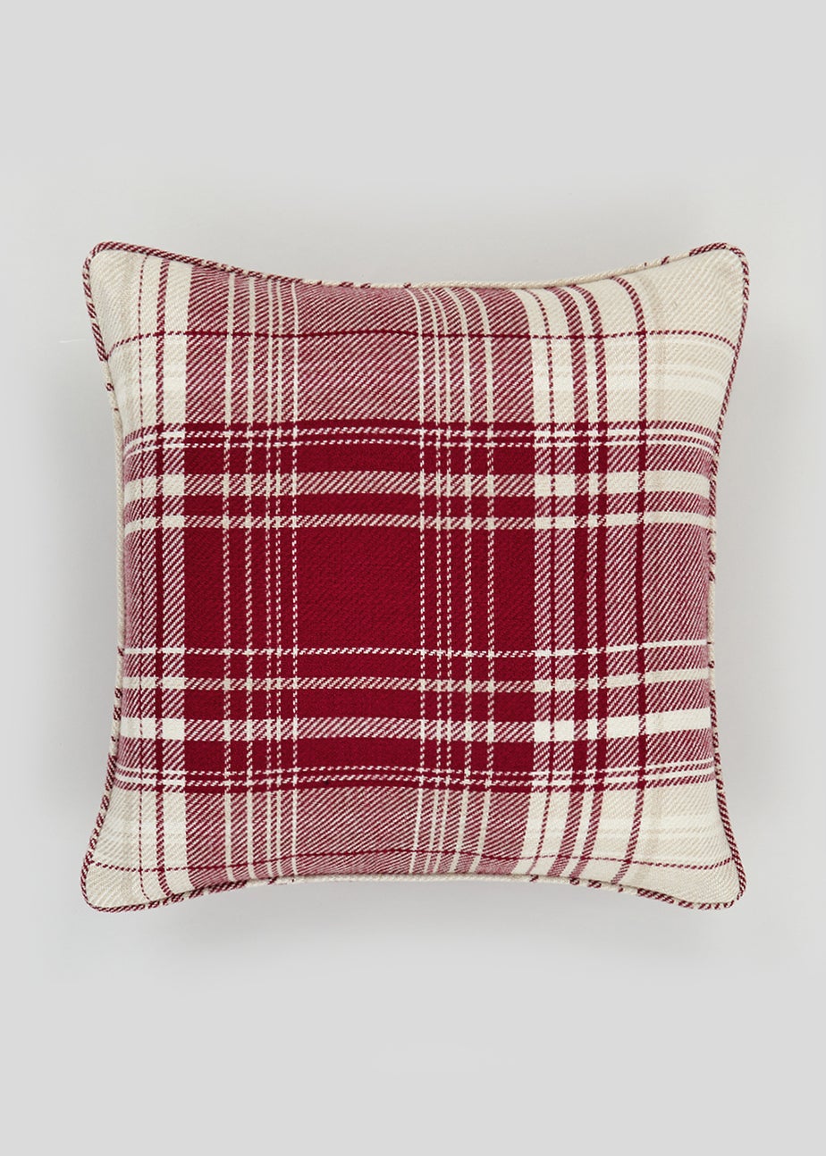 Red Check Cushion (50cm x 50cm)