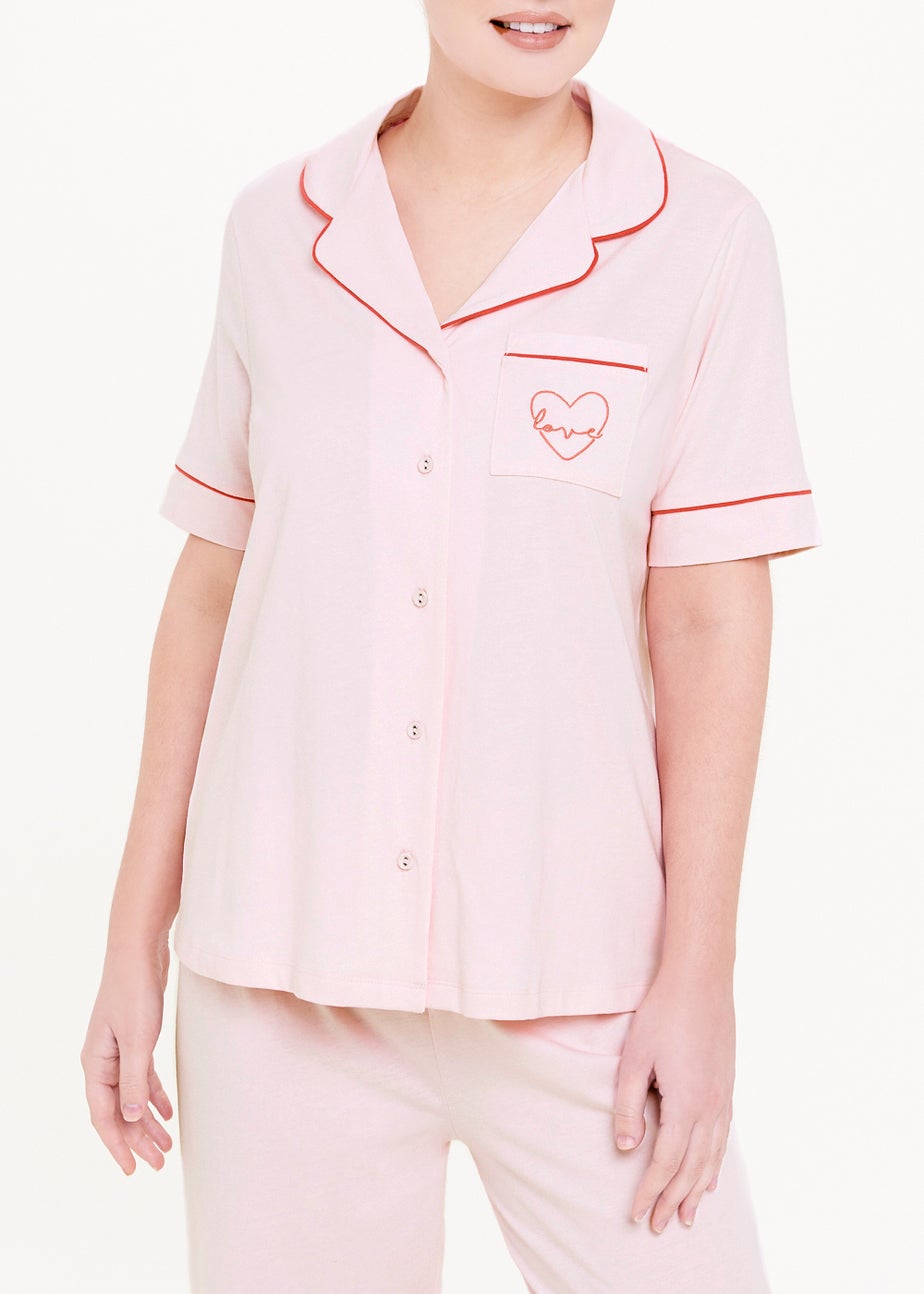 Love Embroidered Pyjama Set