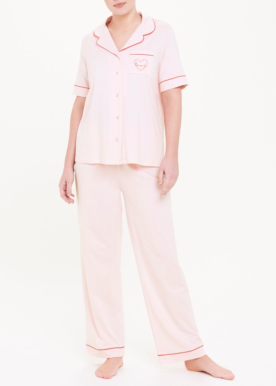 Love Embroidered Pyjama Set