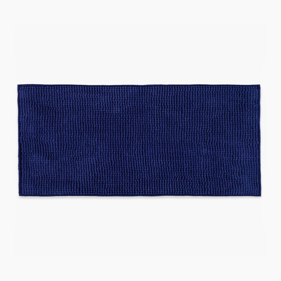 Royal Blue Chenille Bath Mat