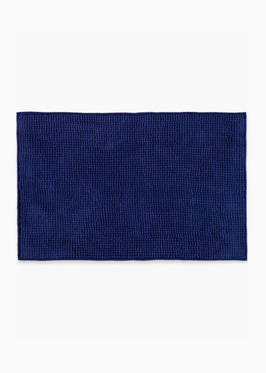 Royal Blue Chenille Bath Mat