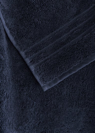 Navy 100% Egyptian Cotton Towels