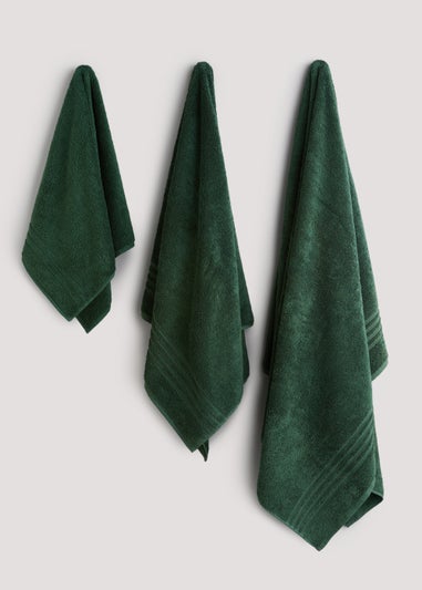 Green 100% Egyptian Cotton Towels