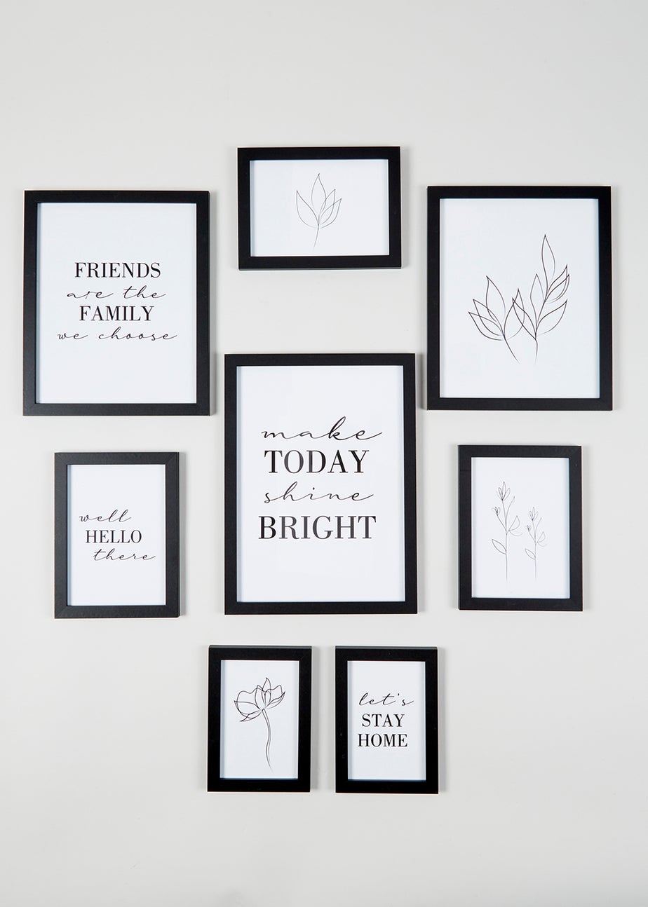 8 Pack Wall Hanging Photo Frames