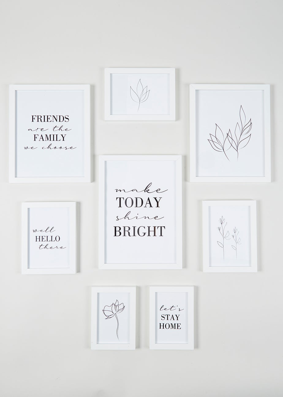 8 Pack Wall Hanging Photo Frames