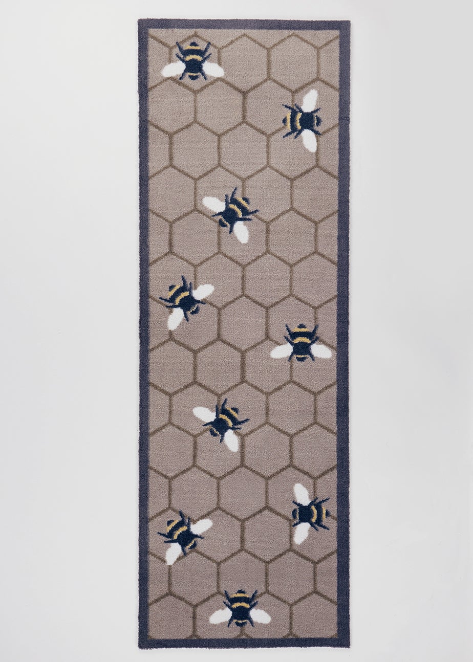 Bee Washable Muddle Mat (150cm x 50cm)