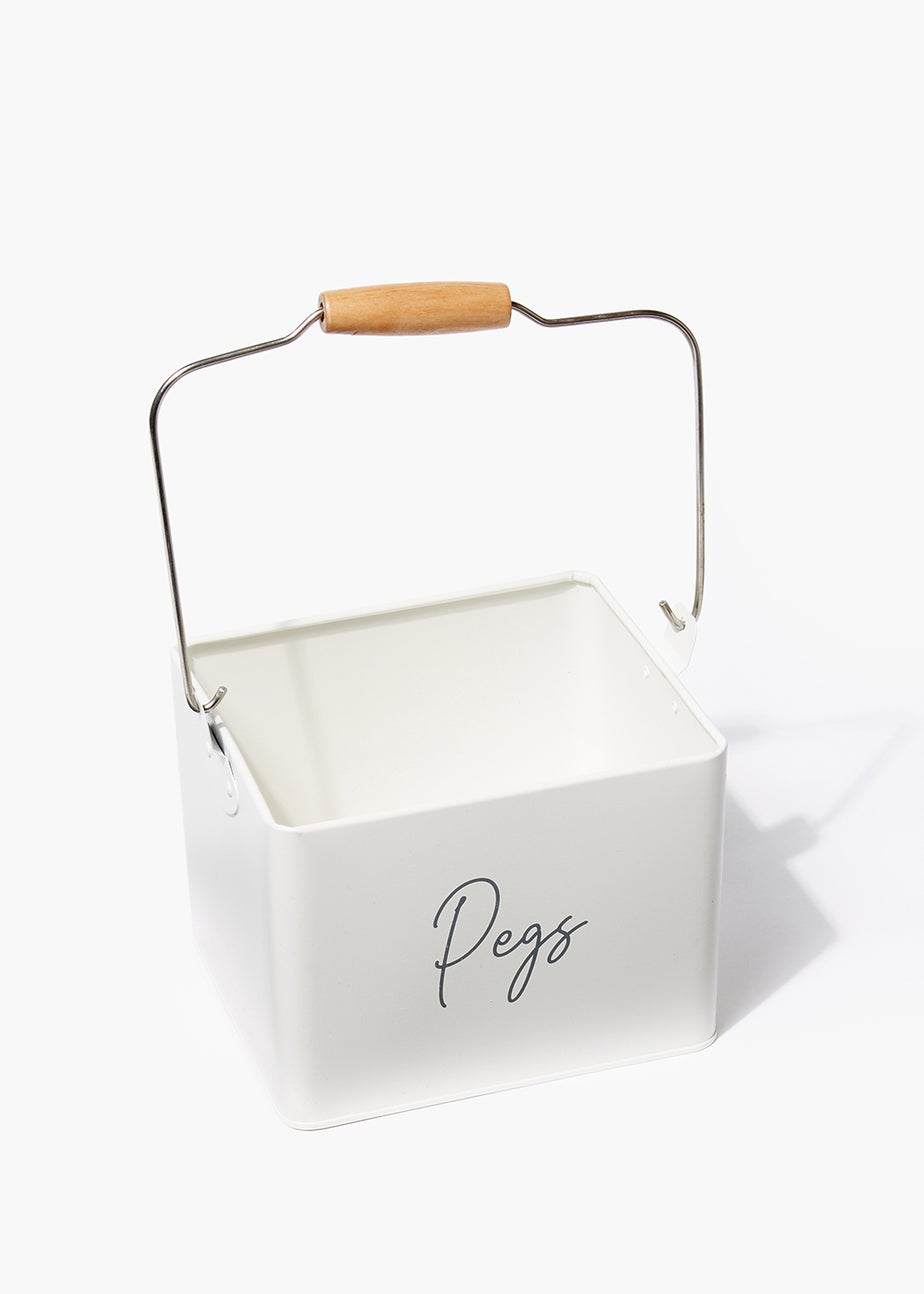 Peg Storage Tin (18cm x 16cm)