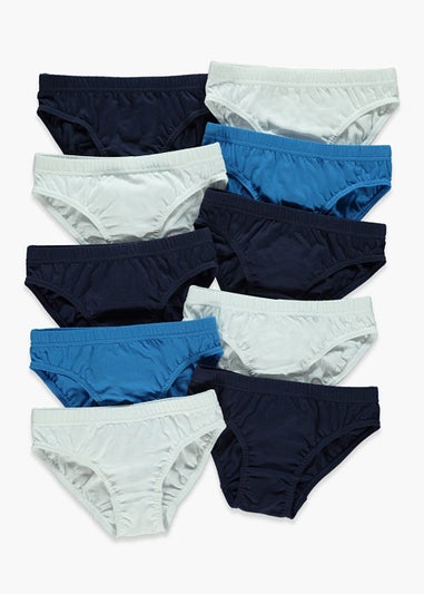 Boys 10 Pack Briefs (2-13yrs)