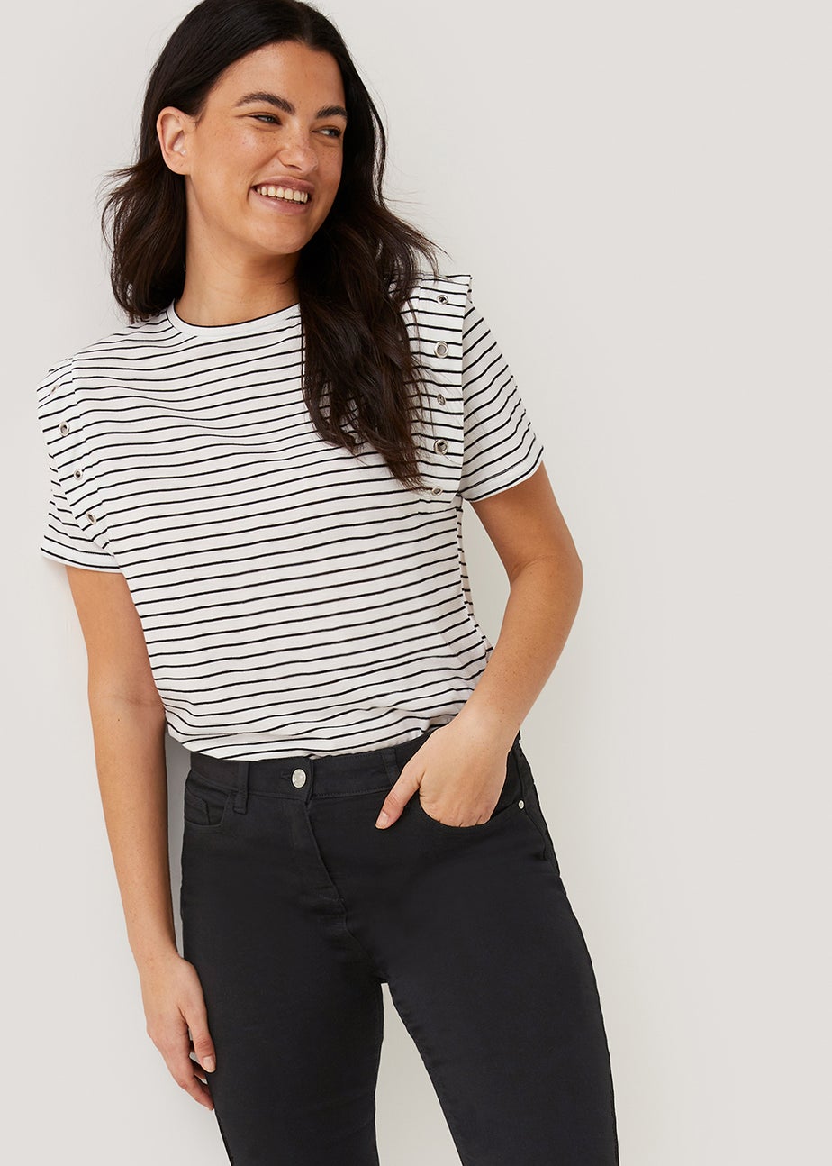 Jolie Black Relaxed Skinny Jeans