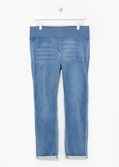 Maternity Jolie Light Wash Under Bump Relaxed Skinny Jeans
