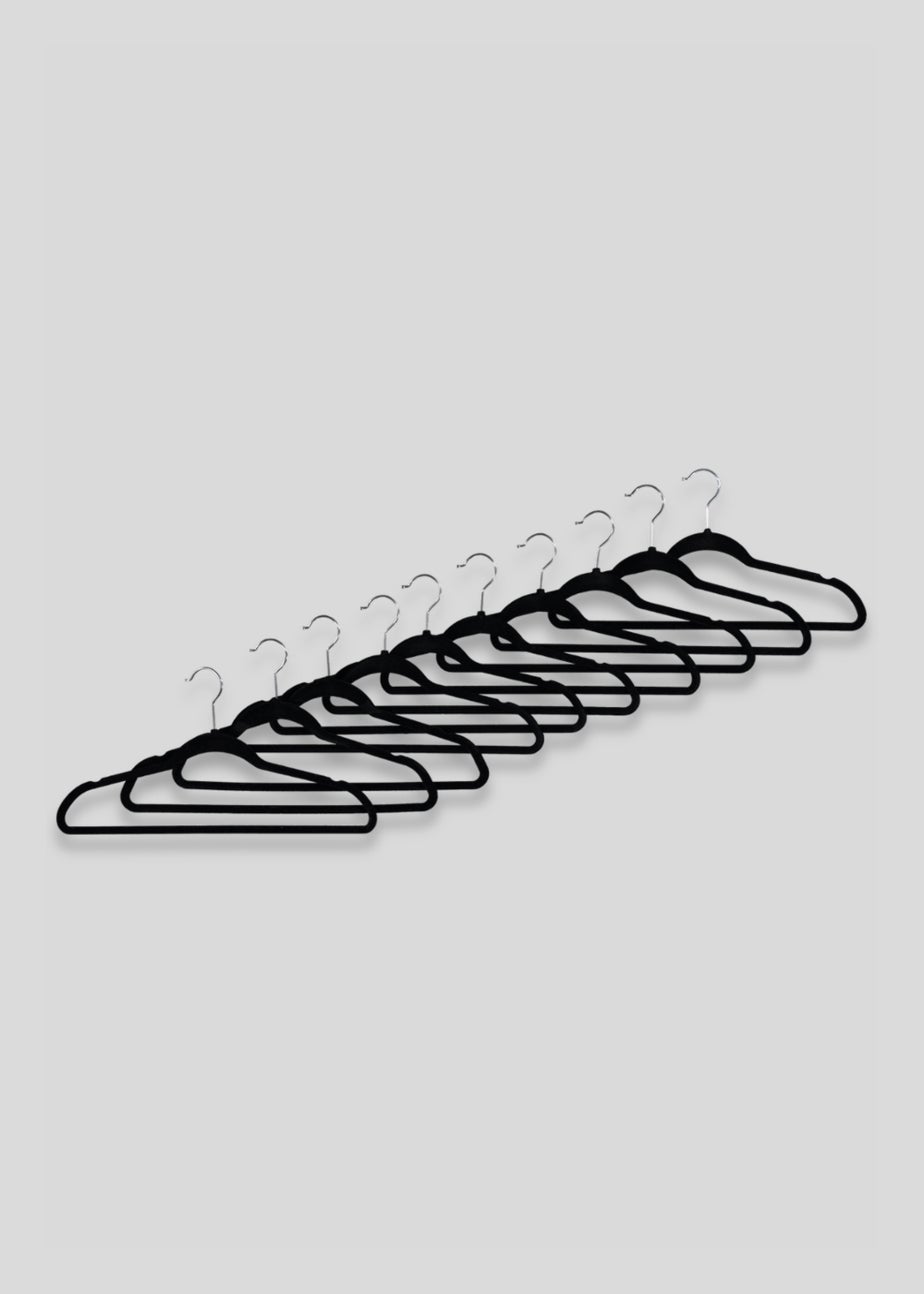 10 Pack Velour Hangers