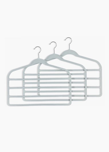 3 Pack Velour Trouser Hangers