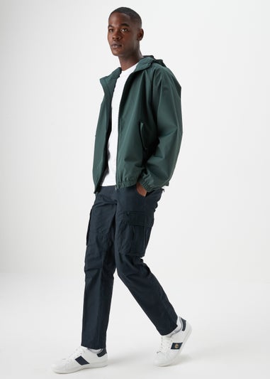 Navy Slim Fit Cargo Trousers