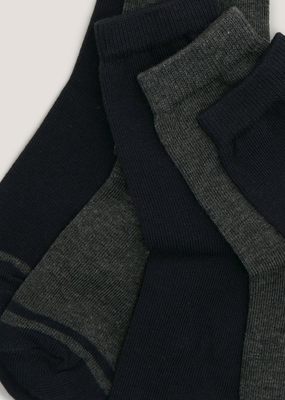 Kids 5 Pack Heel & Toe Socks (Younger 6-Older 6.5)