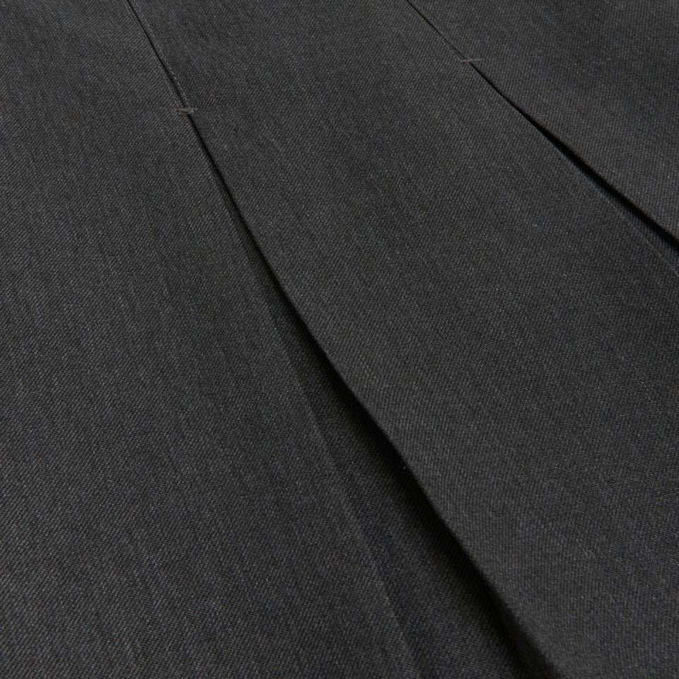 Girls 2 Pack Grey Plus Fit Box Pleat School Skirts (6-16yrs)