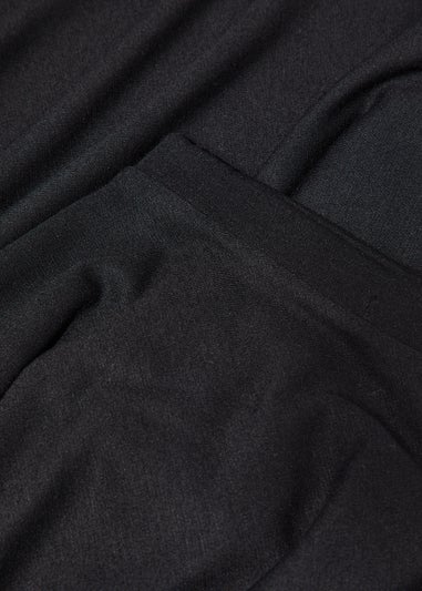 Girls 2 Pack Black Jersey School Skirts (4-16yrs)