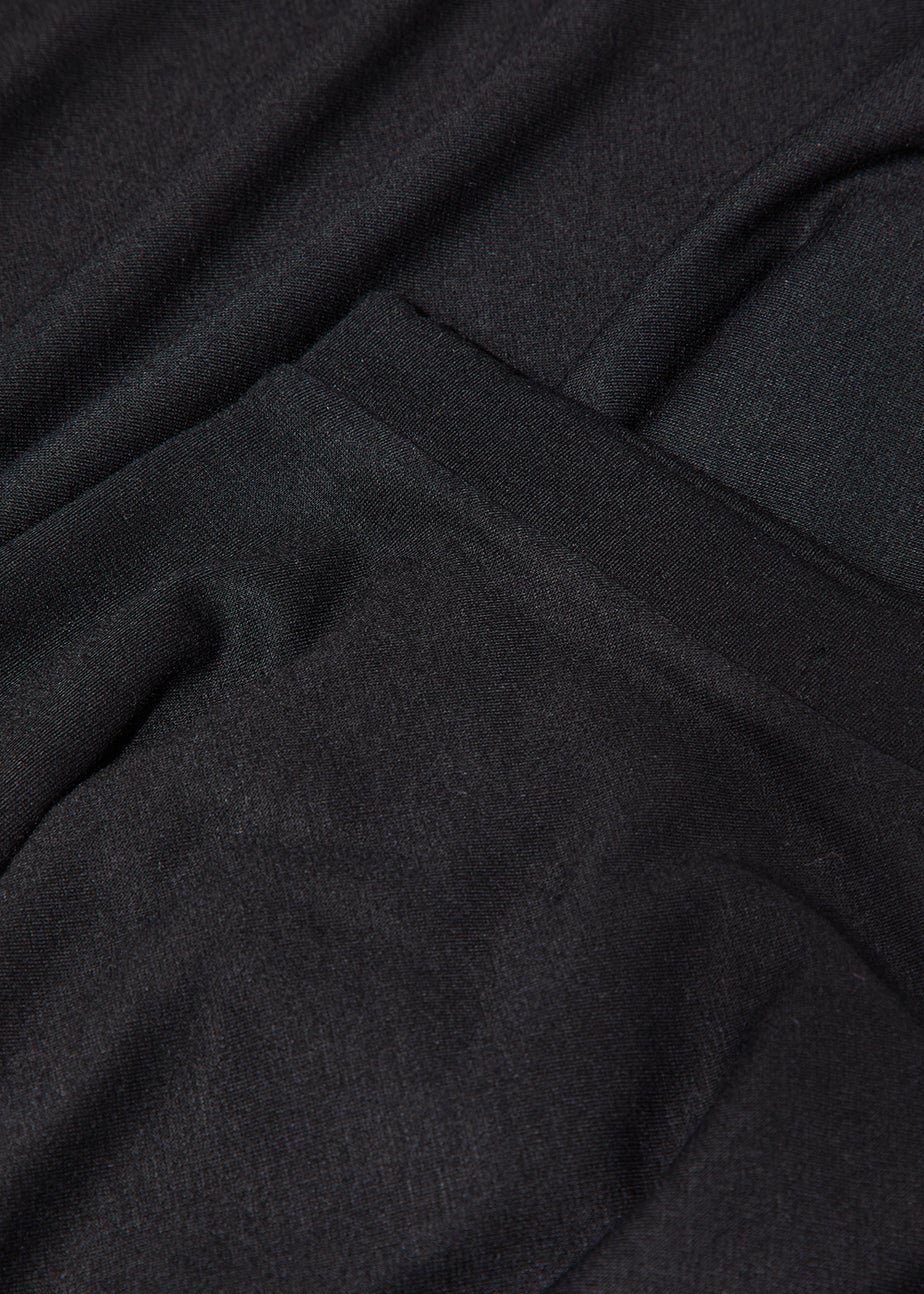 Girls 2 Pack Black Jersey School Skirts (4-16yrs)