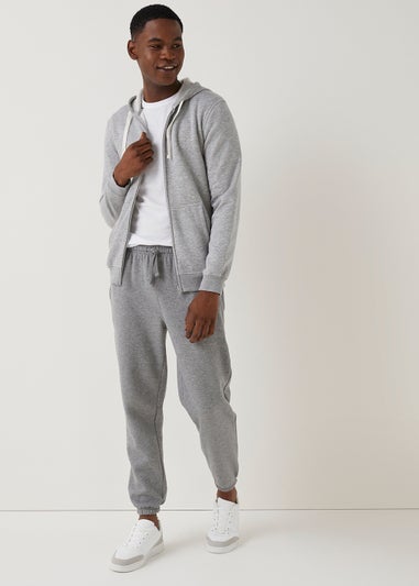 Grey Essential Cuffed Joggers
