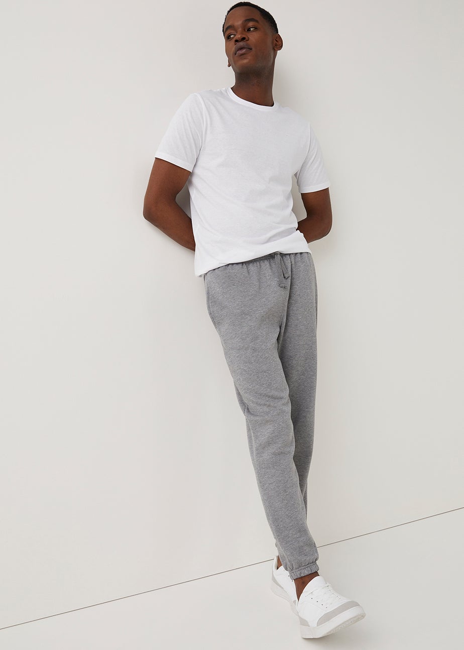 Grey Essential Cuffed Joggers