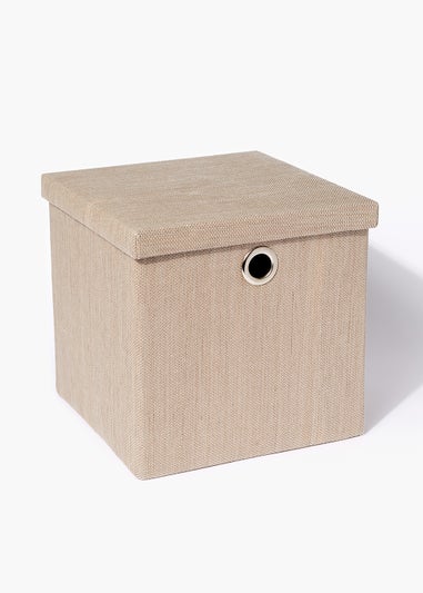 Foldable Fabric Storage Box (32cm x 32cm x 32cm)