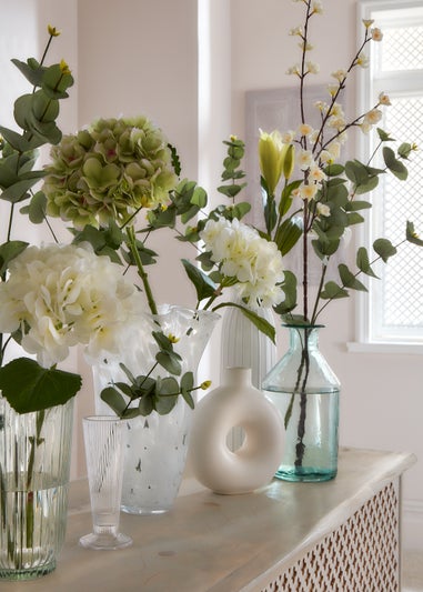 White Hydrangea Single Stem (70cm)