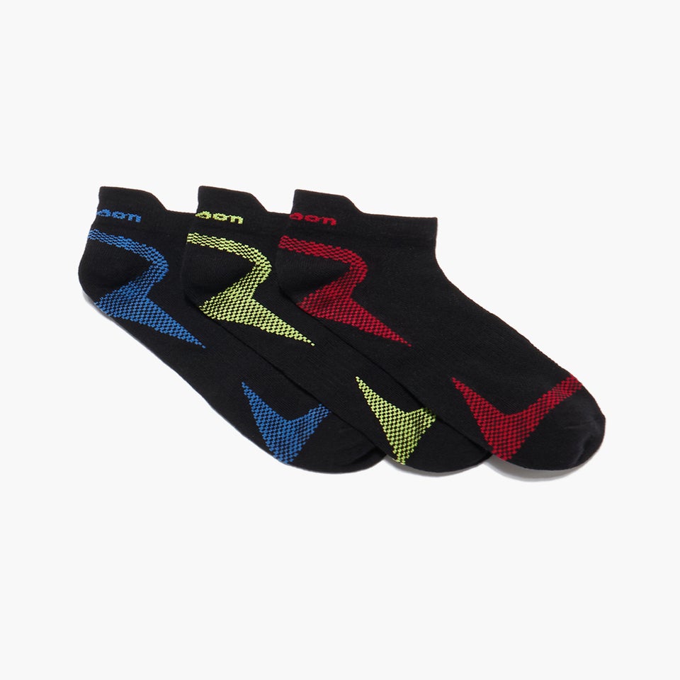 3 Pack Wilson Black Performance Sports Trainer Socks