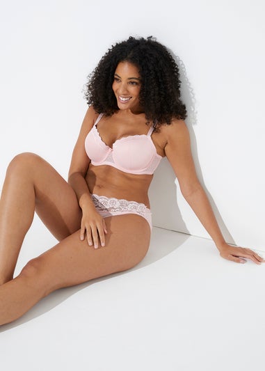 3 Pack DD+ Textured Lace Padded Bras