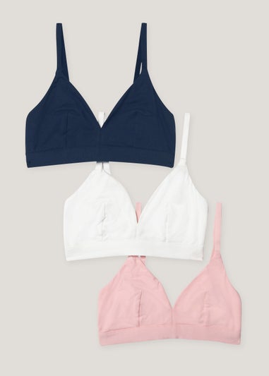 3 Pack Non Wired Bralettes