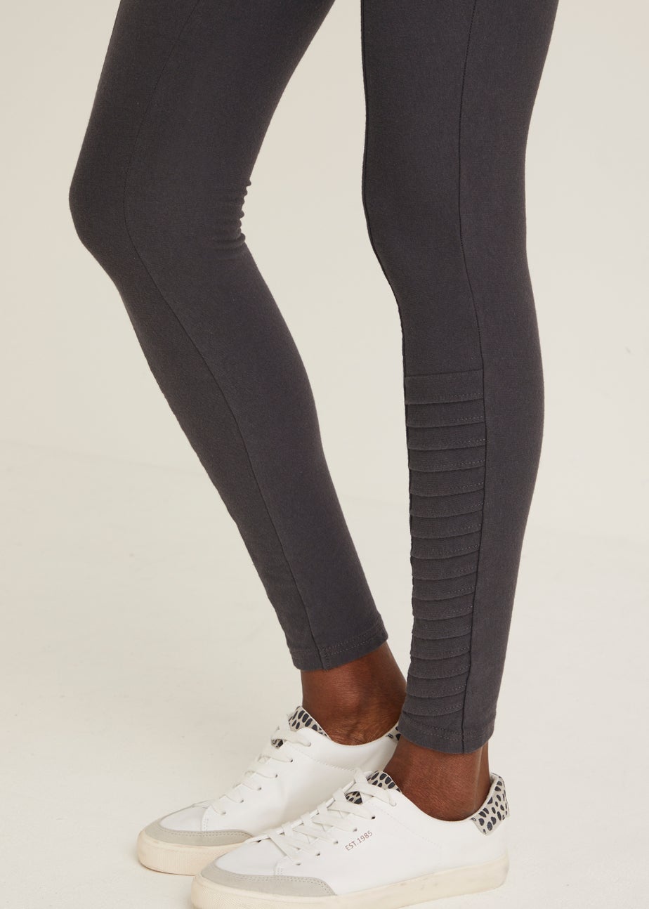 Black Denim Look Ankle Length Leggings
