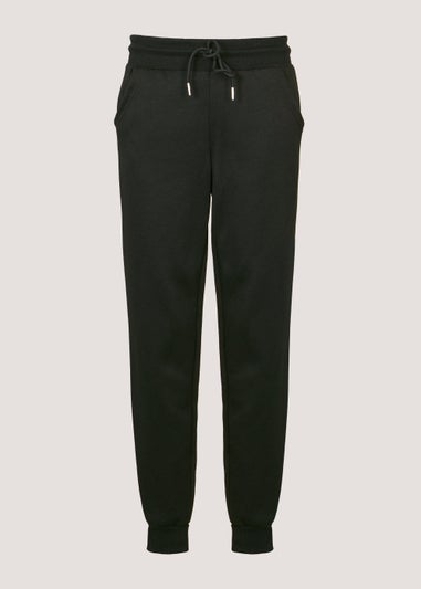Black Tapered Drawstring Jogging Bottoms