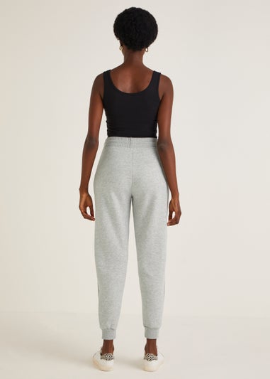 Grey Tapered Jogging Bottoms