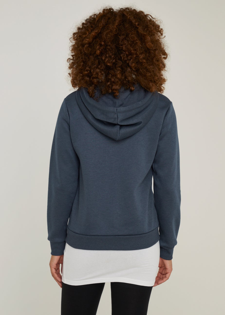 Navy Zip Up Hoodie