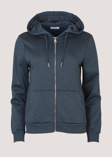 Navy Zip Up Hoodie