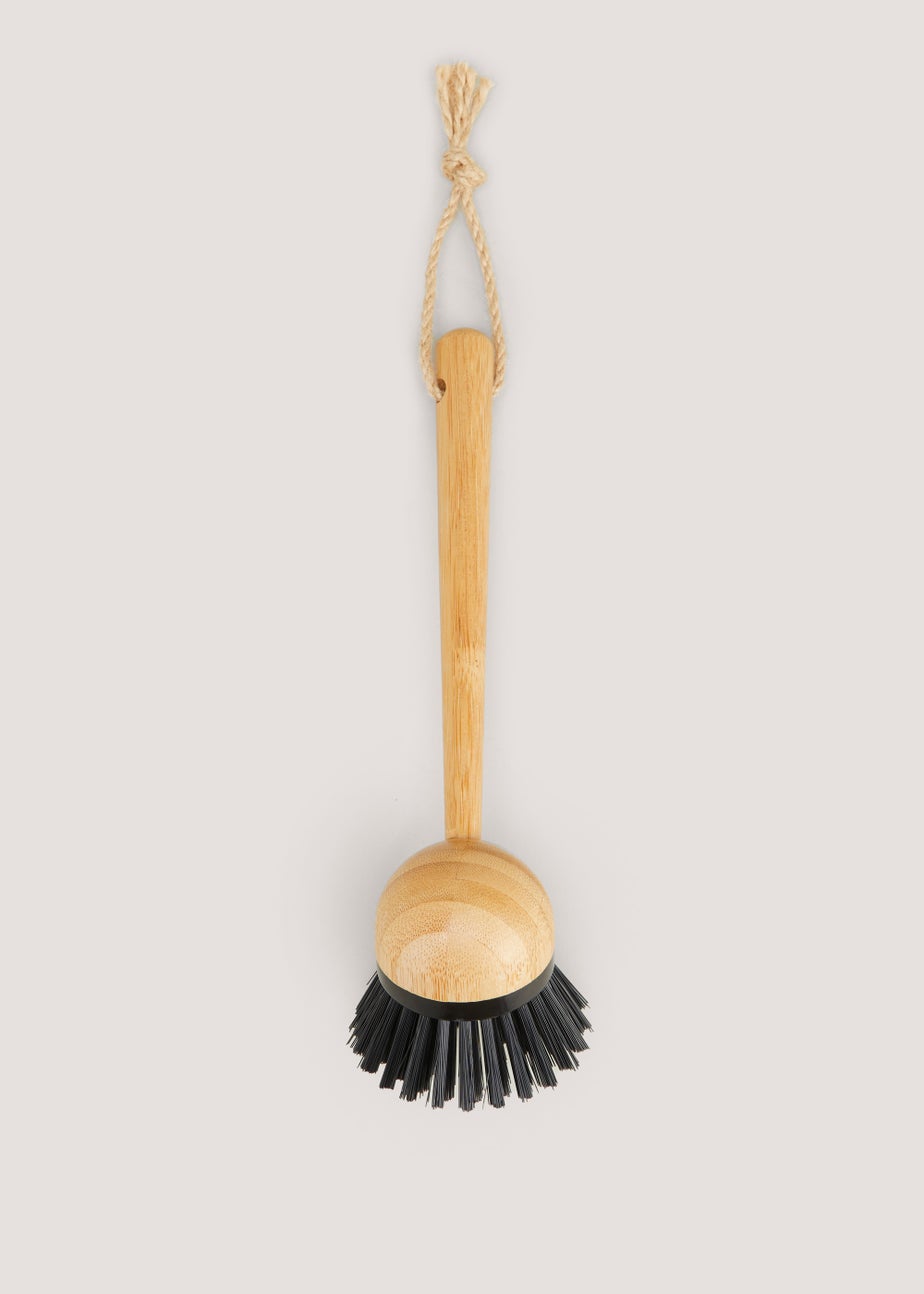 Black Wooden Dish Brush