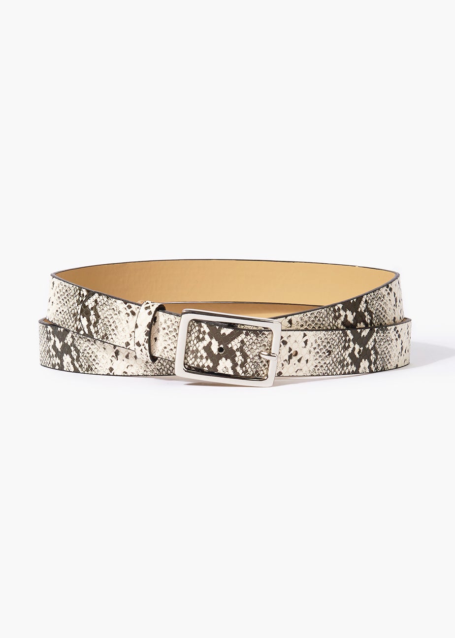 Faux Snake Skin Belt