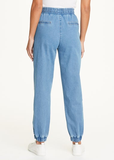 Light Wash Denim Joggers