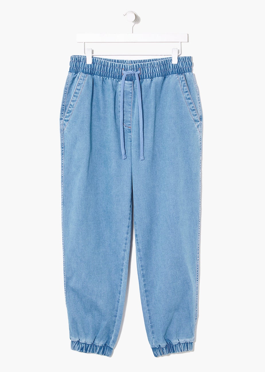 Light Wash Denim Joggers