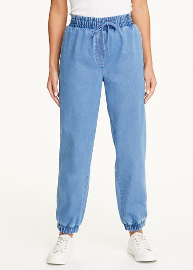 Light Wash Denim Joggers